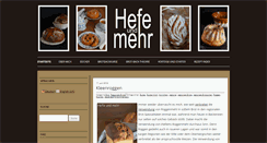 Desktop Screenshot of hefe-und-mehr.de